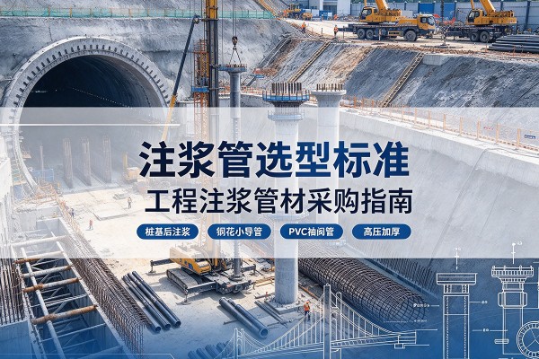 霞浦注浆管选型标准