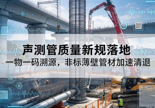 霞浦声测管质量新规落地，一物一码溯源，非标薄壁管材加速清退