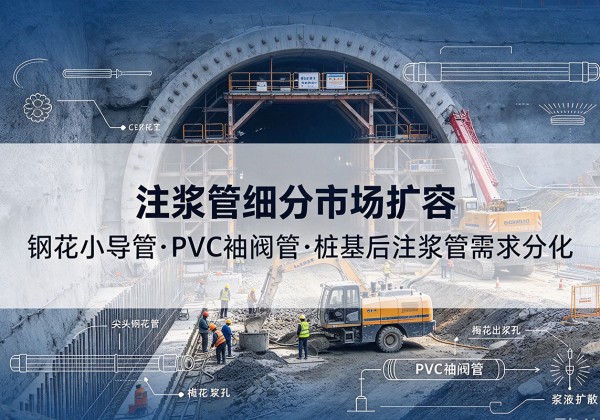 霞浦注浆管细分市场扩容，隧道钢花小导管、PVC 袖阀管、桩基后注浆管需求分化